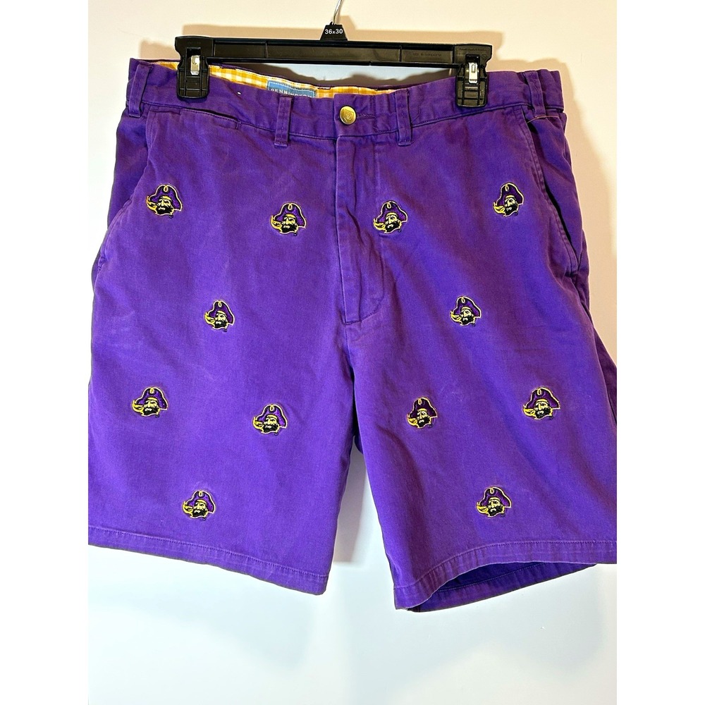Pennington & Bailes ECU East Carolina Pirates Embroidered Shorts Men's Size 34